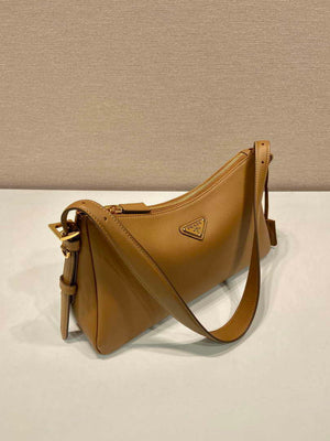 Prada 1BC229 Prada Aim¨¨e Medium leather shoulder bag Brown - Default Title - View 2