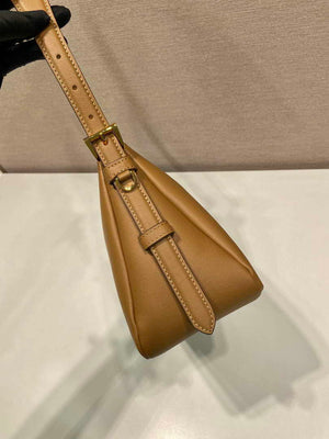 Prada 1BC229 Prada Aim¨¨e Medium leather shoulder bag Brown - Default Title - View 5