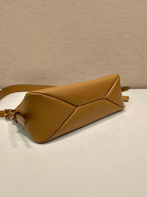 Prada 1BC229 Prada Aim¨¨e Medium leather shoulder bag Brown - Default Title - View 6