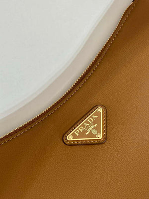 Prada 1BC229 Prada Aim¨¨e Medium leather shoulder bag Brown - Default Title - View 7