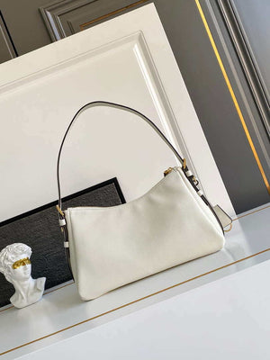 Prada 1BC229 Prada Aim¨¨e Medium leather shoulder bag White - Default Title - View 3