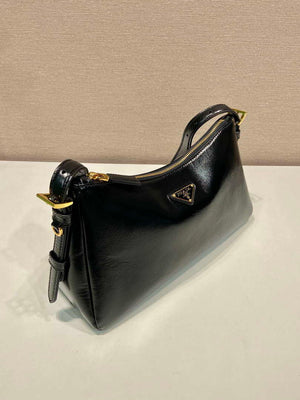 Prada 1BC229 Prada Aim¨¨e Medium Patent leather shoulder bag Black - Default Title - View 4