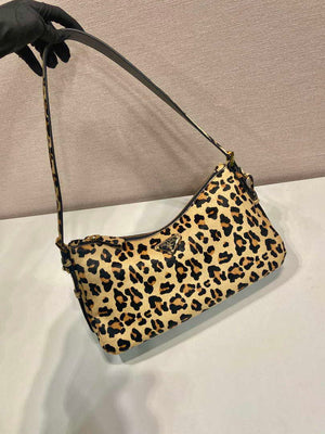 Prada 1BC229 Prada Aim¨¨e Medium printed Leopard leather shoulder bag - Default Title - View 3