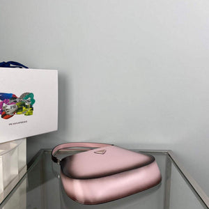 Prada 1BC499 Cleo brushed Gradient leather shoulder bag Pink - Default Title - View 5
