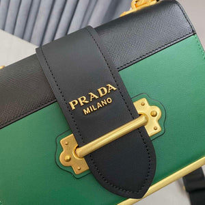 Prada 1BD045 Prada Cahier Leather Bag Green - Default Title - View 4