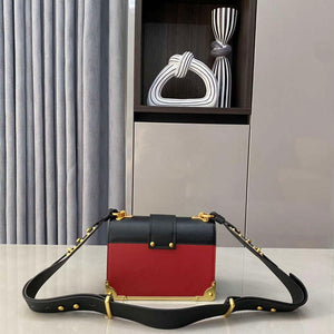 Prada 1BD045 Prada Cahier Leather Bag Red - Default Title - View 2