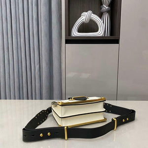 Prada 1BD045 Prada Cahier Leather Bag White - Default Title - View 6