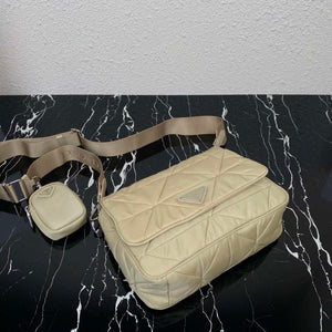Prada 1BD290 Padded Re-Nylon shoulder bag Apricot - Default Title - View 2