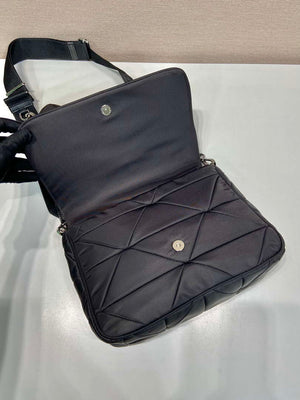 Prada 1BD290 Padded Re-Nylon shoulder bag Black - Default Title - View 6