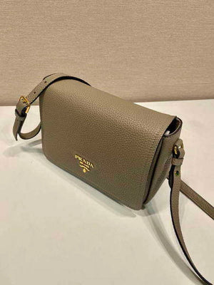 Prada 1BD314 Leather shoulder bag Clay Gray - Default Title - View 3