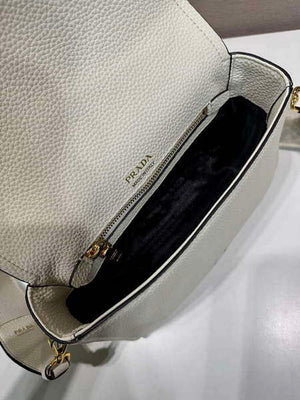 Prada 1BD314 Leather shoulder bag White - Default Title - View 9