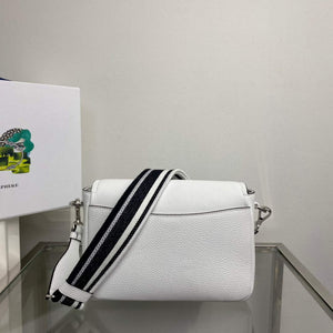 Prada 1BD314 Leather shoulder bag White - Default Title - View 2