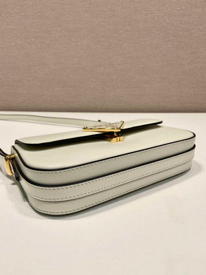 Prada 1BD339 Leather Shoulder Bag White - Default Title - View 5