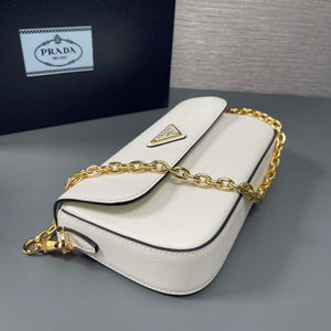 Prada 1BD356 Saffiano leather mini-bag White - Default Title - View 6