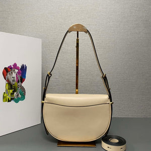 Prada 1BD365 Leather shoulder bag Beige - Default Title - View 2