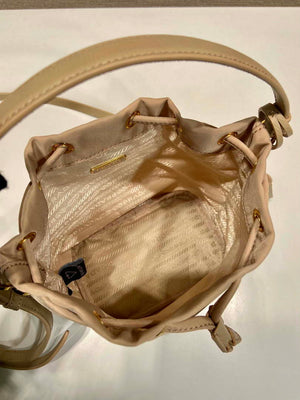 Prada 1BE067 Re-Nylon Satin mini-bag Apricot - Default Title - View 8