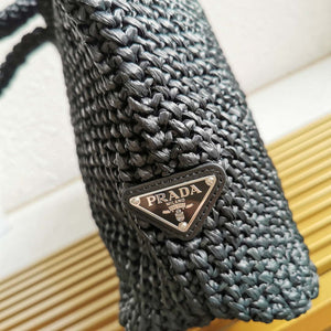 Prada 1BG392 Large Crochet tote bag Black - Default Title - View 7