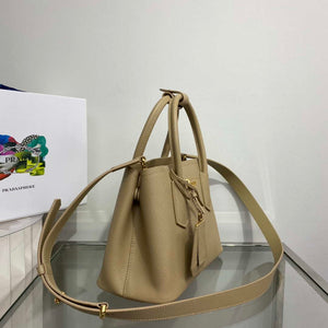 Prada 1BG443 Prada Double Saffiano leather mini bag Tan - Default Title - View 4