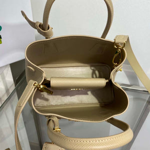 Prada 1BG443 Prada Double Saffiano leather mini bag Tan - Default Title - View 9