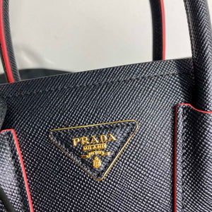 Prada 1BG443 Prada Double Saffiano leather mini bag Black - Default Title - View 4