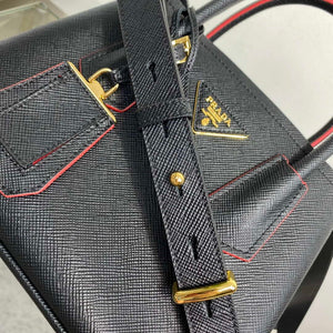 Prada 1BG443 Prada Double Saffiano leather mini bag Black - Default Title - View 6