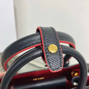 Prada 1BG443 Prada Double Saffiano leather mini bag Black - Default Title - View 7