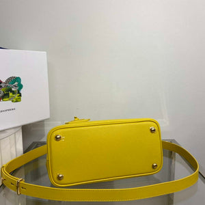 Prada 1BG443 Prada Double Saffiano leather mini bag Yellow - Default Title - View 5