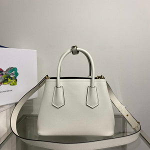 Prada 1BG443 Prada Double Saffiano leather mini bag White - Default Title - View 2