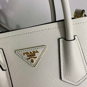 Prada 1BG443 Prada Double Saffiano leather mini bag White - Default Title - View 4