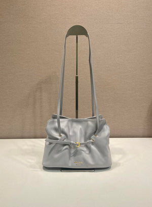 Prada 1BG586 Light Gray Blue Small Prada Dada nappa leather bag - Default Title - View 1