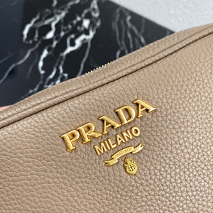 Prada 1BH082 Leather bag with shoulder strap Apricot Gold - Default Title - View 4