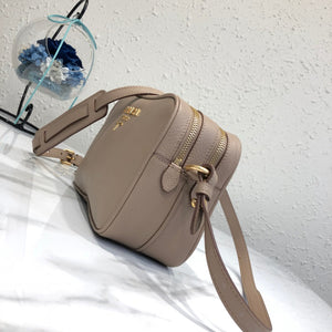 Prada 1BH082 Leather bag with shoulder strap Light Pink Gold - Default Title - View 2