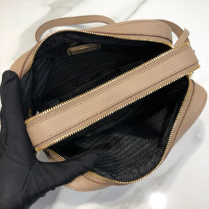 Prada 1BH082 Leather bag with shoulder strap Light Pink Gold - Default Title - View 5