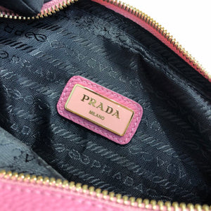 Prada 1BH082 Leather bag with shoulder strap Rose Red Gold - Default Title - View 7