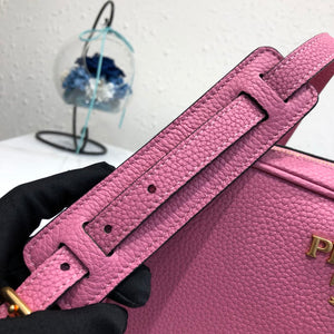 Prada 1BH082 Leather bag with shoulder strap Rose Red Gold - Default Title - View 9