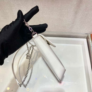 Prada 1BH185 Mini Cleo BRUSHED Leather White - Default Title - View 6