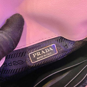 Prada 1BH188 Prada Cleo Brushed Leather Mini Bag Pink - Default Title - View 8