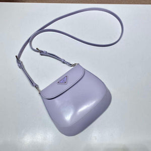 Prada 1BH188 Prada Cleo Brushed Leather Mini Bag Purple - Default Title - View 3