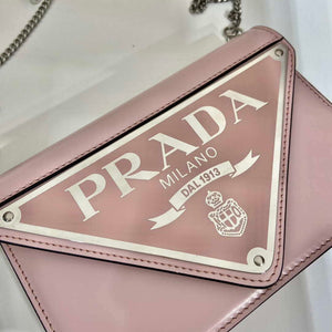 Prada 1BH189 Brushed leather shoulder bag Light Pink - Default Title - View 4