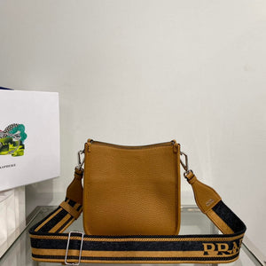 Prada 1BH191 Leather mini shoulder bag tan - Default Title - View 3