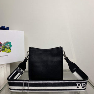 Prada 1BH191 Leather mini shoulder bag Black - Default Title - View 3