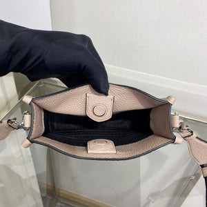 Prada 1BH191 Leather mini shoulder bag Light Gray - Default Title - View 8