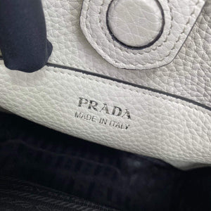 Prada 1BH191 Leather mini shoulder bag White - Default Title - View 9