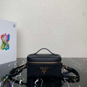 Prada 1BH202 Leather Mini Bag Black - Default Title - View 1