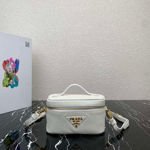 Prada 1BH202 Leather Mini Bag White - Default Title - View 1