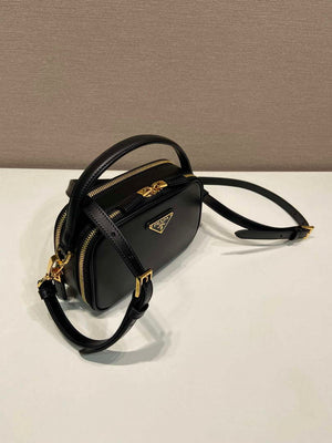Prada 1BH203 Prada Odette Leather Mini-Bag Black - Default Title - View 2