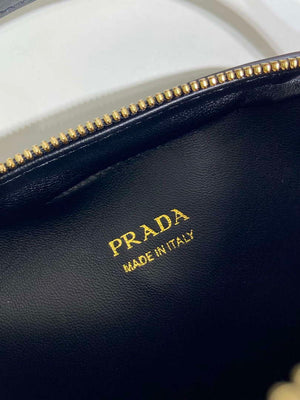 Prada 1BH203 Prada Odette Leather Mini-Bag Black - Default Title - View 9