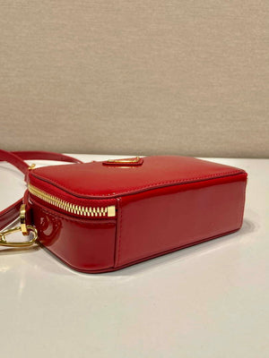 Prada 1BH206 Odette patent leather mini-bag Red - Default Title - View 7