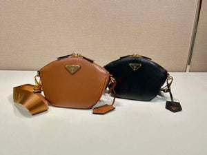 Prada 1BH212 Black Leather Mini Shoulder Bag - Default Title - View 10