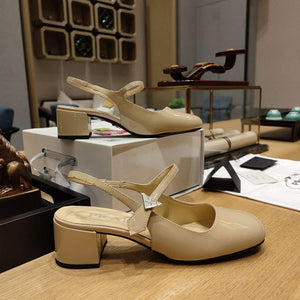 Prada 1D175N Patent leather slingbacks P78564 - 35 - View 4